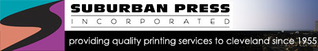 Suburban Press, Inc. - Cleveland Printer, Ohio, Commercial Printing, Graphic Design, Logo Creation, Binding, Printing Press